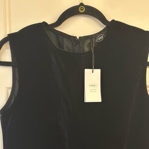 Cider velvet shift dress